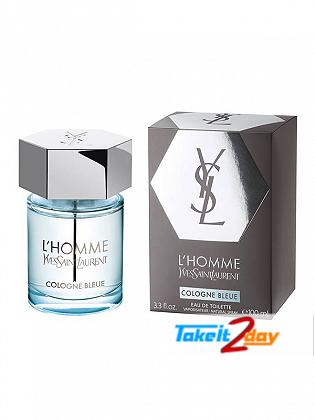 Yves Saint Laurent L Homme Cologne Bleue Perfume For Men 100 ML EDT
